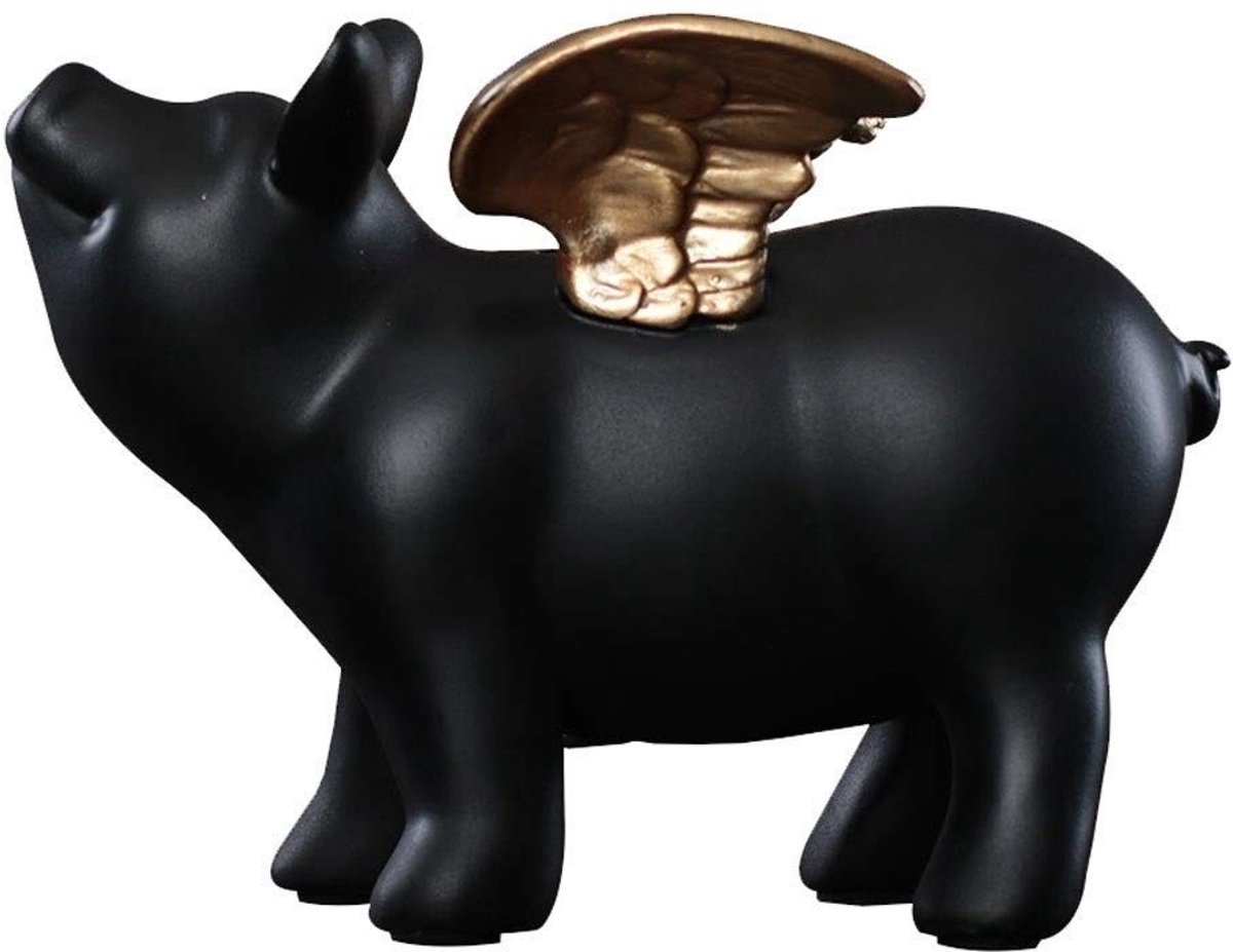 Solidchoice - Grappige Miniatuur Engel Spaarpot als Decoratie