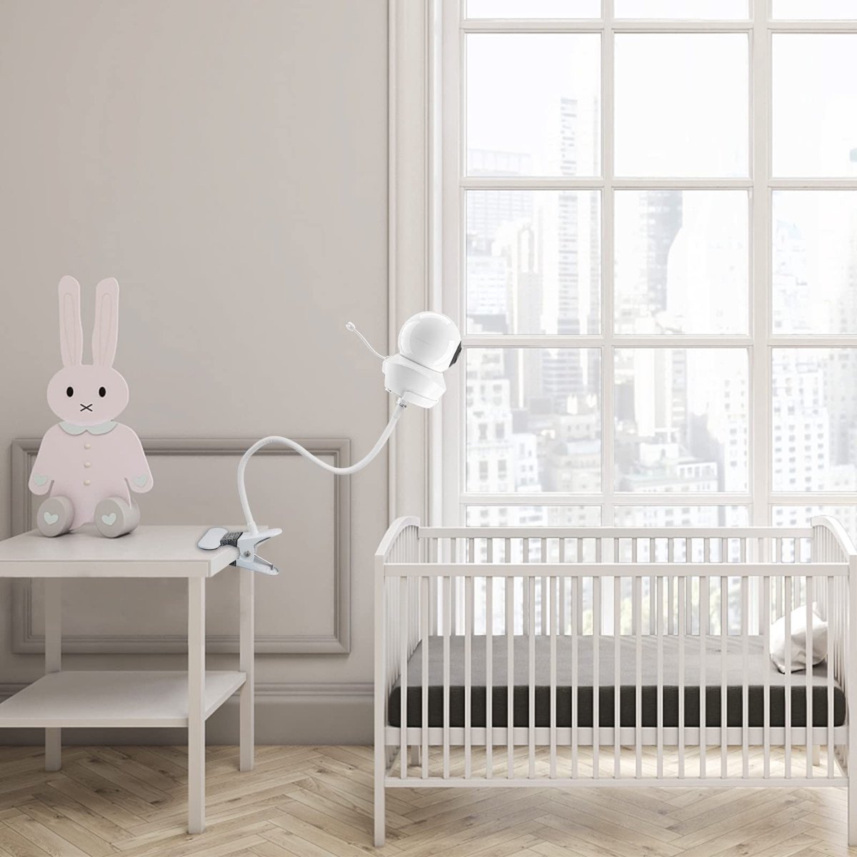 Solidchoice - Baby Monitor Houder voor Babysense S2/V43 (Clip Mount)