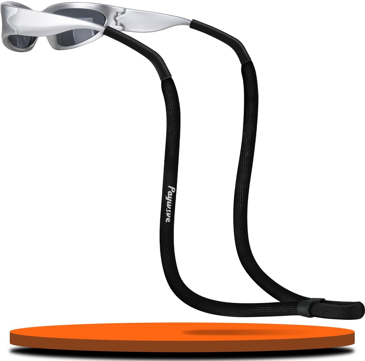Solidchoice - Drijvende Brilband voor Watersport, Verstelbaar, Zwart