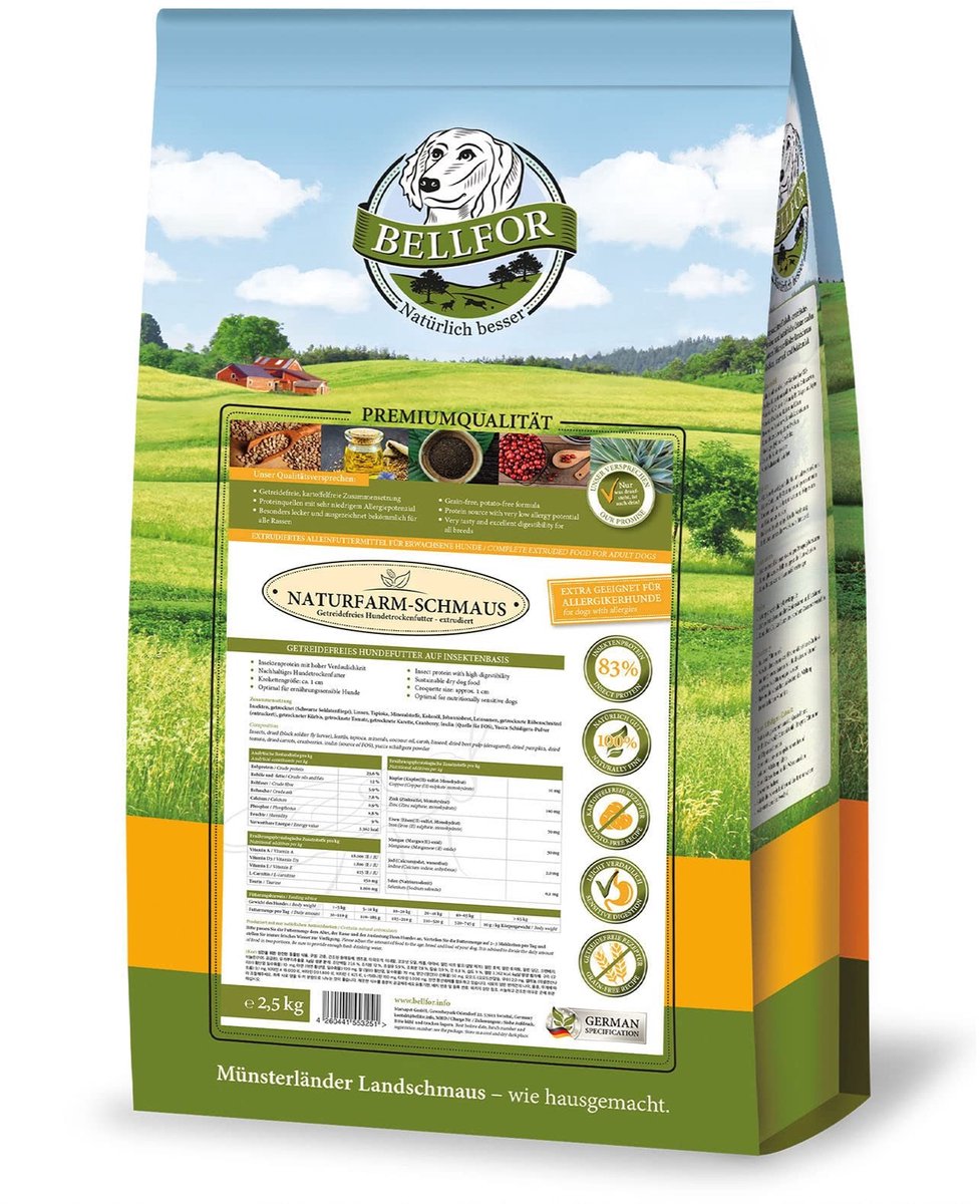 Solidchoice - Graanvrij Droogvoer met Insecten voor Honden, Hypoallergeen