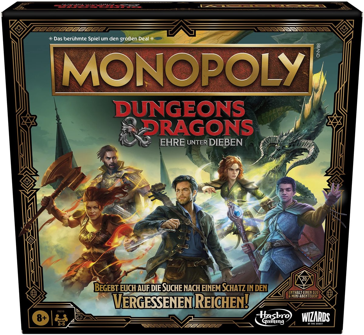 Solidchoice - Monopoly Dungeons & Dragons Bordspel