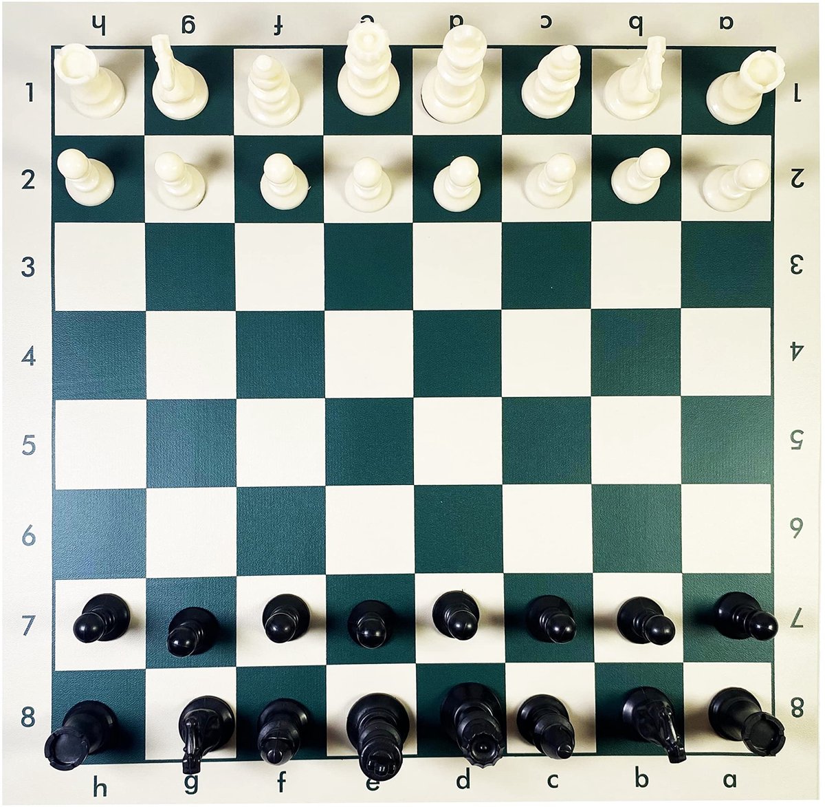 Solidchoice - Opvouwbare Schaakset voor Kinderen en Volwassenen, 34x34cm