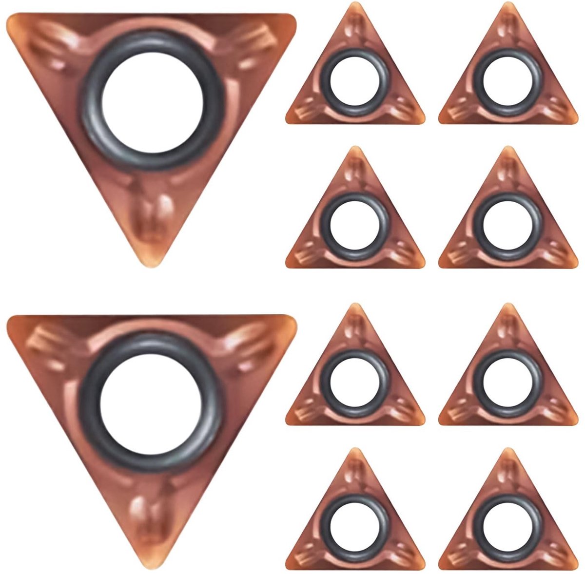 Solidchoice - Mini Pneumatische Vijl Set met Vervangbare Precisie Bladen