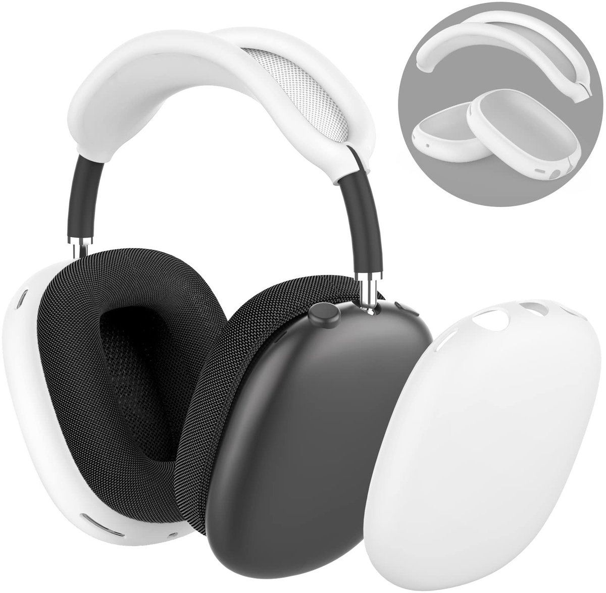 Solidchoice - Siliconen Case voor AirPods Max met Hoofdband