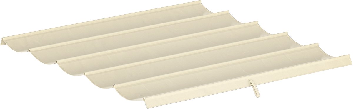 Outsunny - Vervangend luifeldoek - Polyester - 250x255cm - Crème