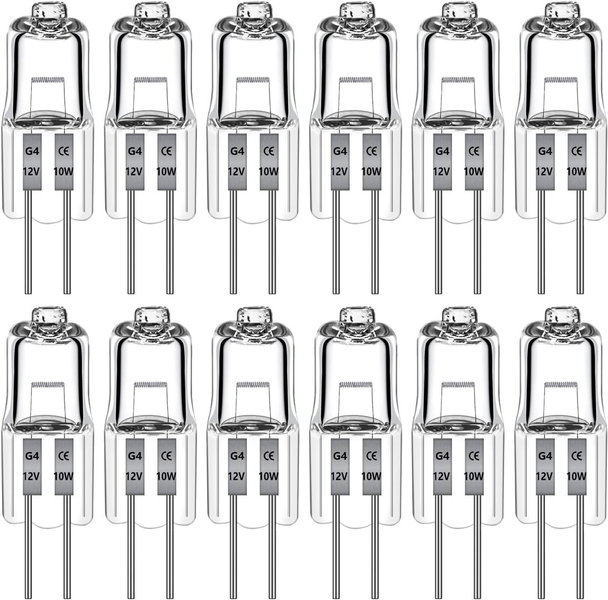 G4 Halogeenlampen - Dimbaar - 10 W - Warmwit Licht - Voor Binnenverlichting
