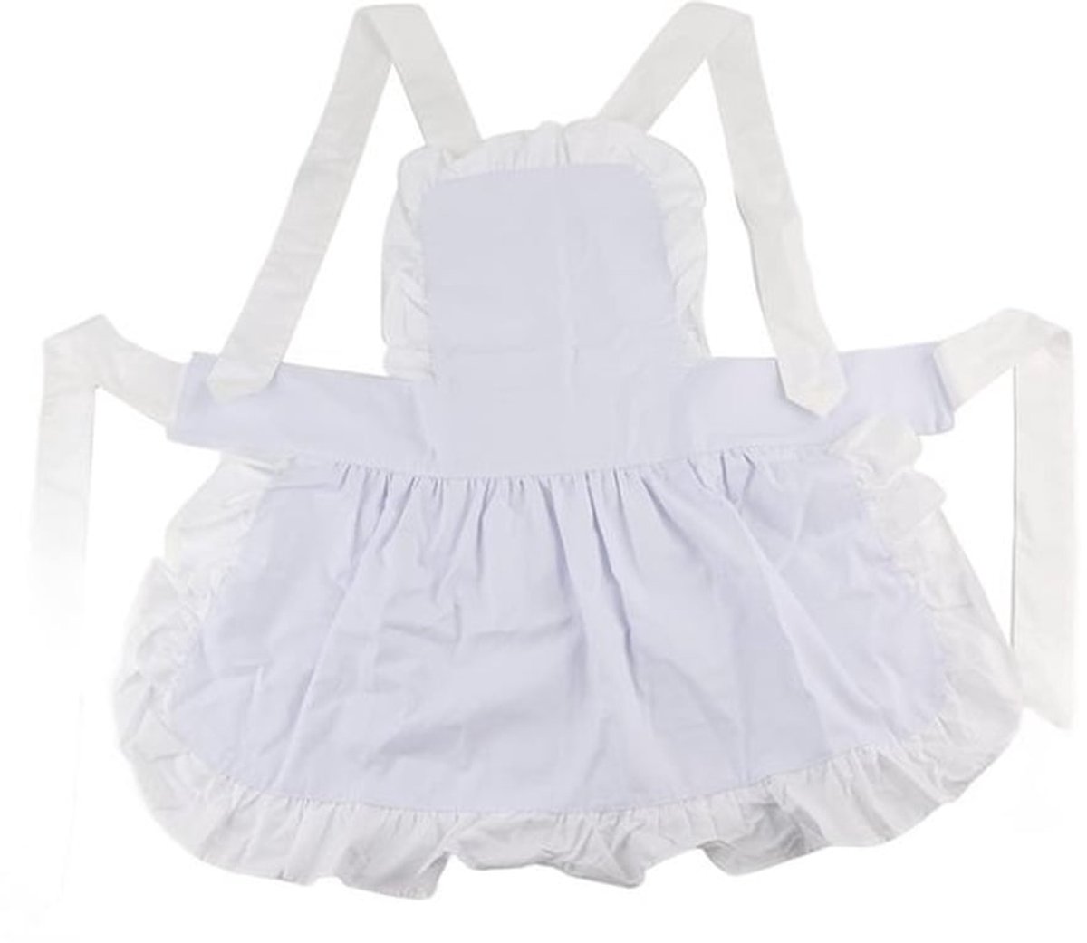 Kookschort Retro - Dames Schort - Katoenen Keukenschort - Verstelbare Riem - Met Zak - Comfortabel en Duurzaam