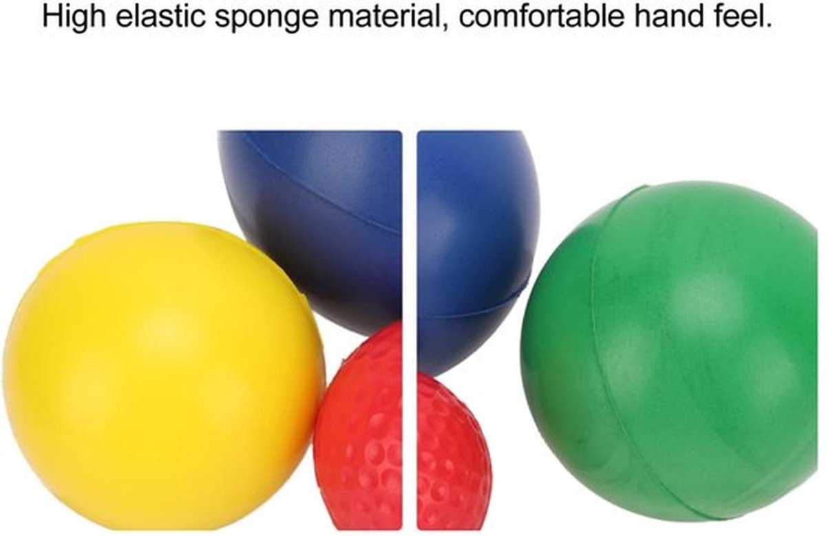 Vingeroefening Ballen 4 Stuks - Handtraining - Grip Versterking - Vingerkracht - Pianotraining - Comfortabel Materiaal - Handtrainer