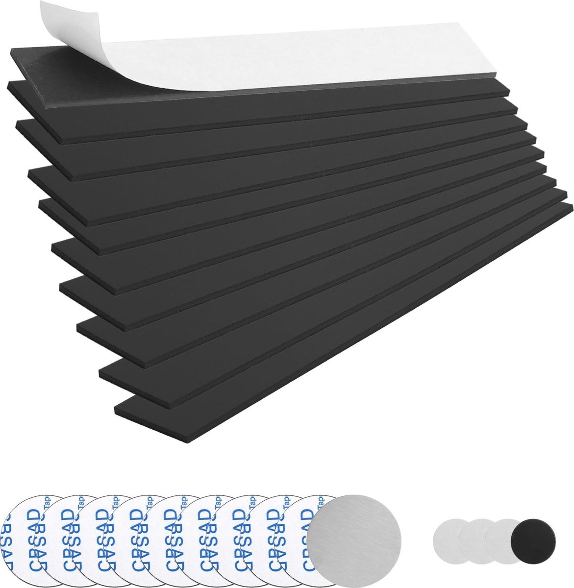 Solidchoice - Set van 14 Zelfklevende Magnetische Strips