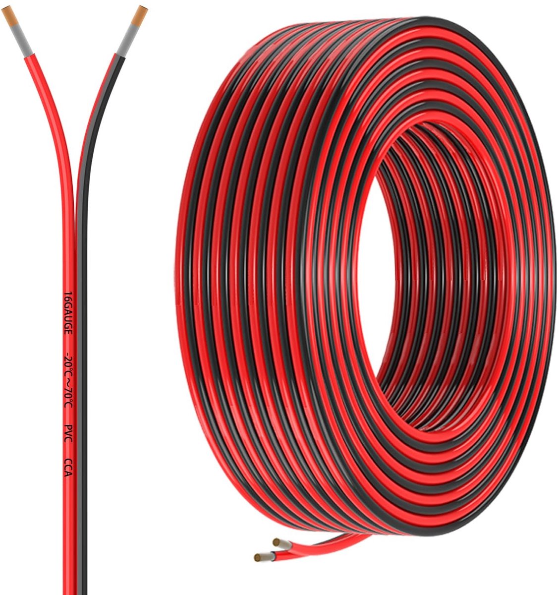 Solidchoice - Flexibele Elektrische Draad met 2 Aders en PVC Bescherming