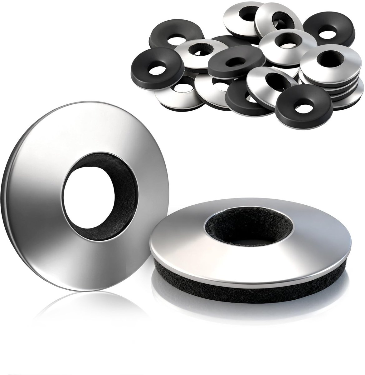 Solidchoice - 110 Stuks EPDM Sealing Rings voor Bevestigingsmiddelen