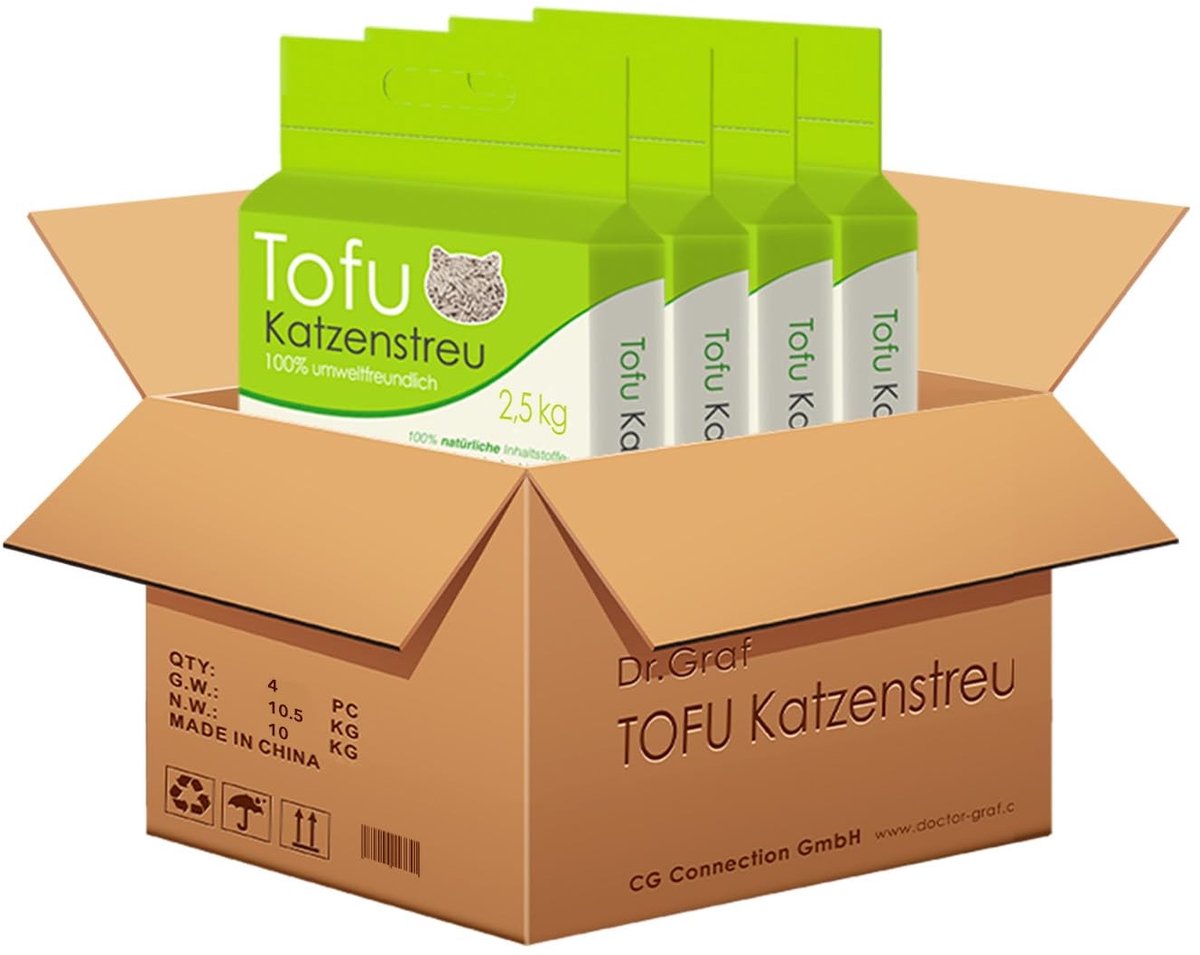Solidchoice - Tofu Kattenbakvulling 100% Natuurlijk 4 Pack