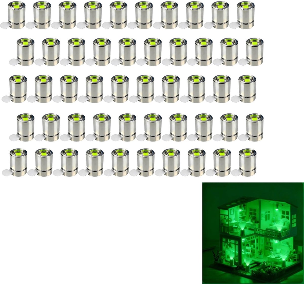 Solidchoice - Set van 50 Mini LED Lampen voor Creatieve Projecten en Decoratie