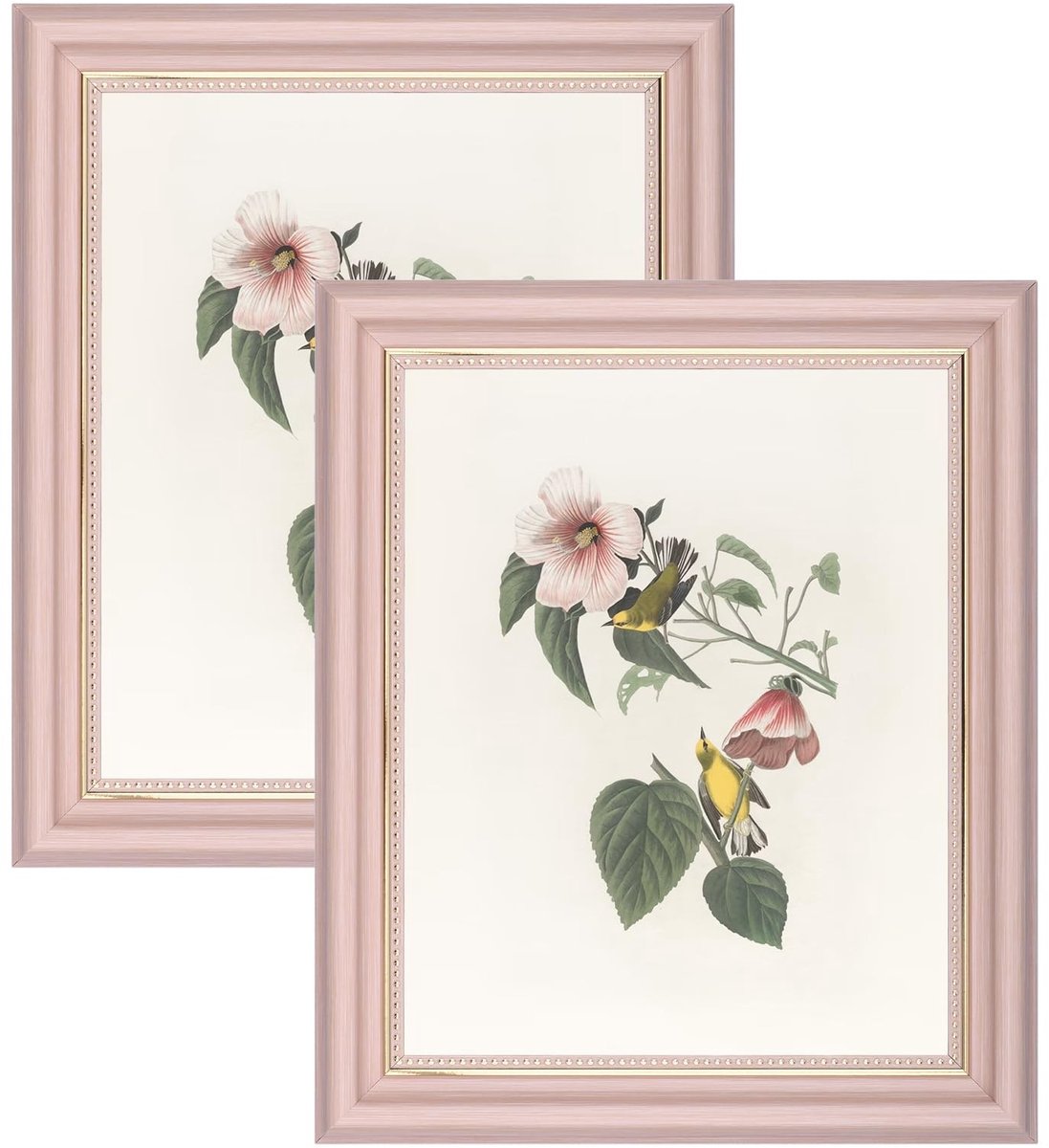 Solidchoice - Set van 2 Retro Fotolijsten voor Wand en Tafelgebruik