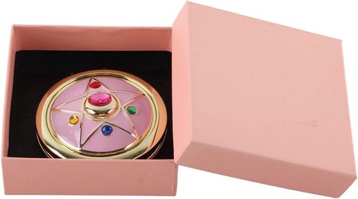 Anime makeup spiegel voor cosplay - Opvouwbaar en decoratief met sterrenprint