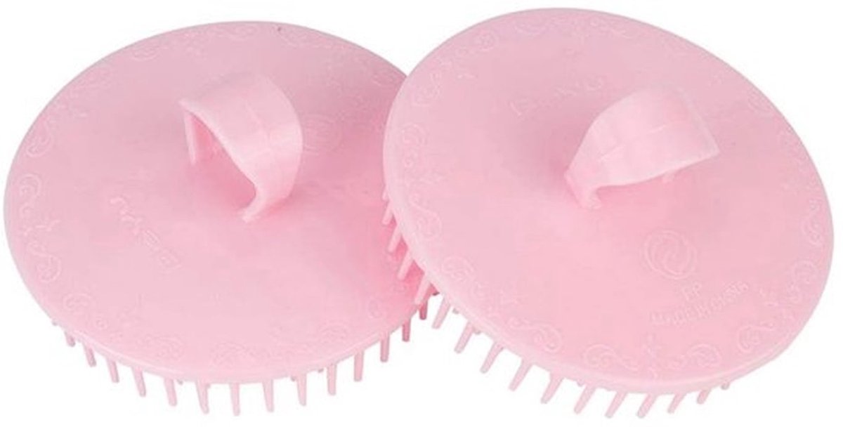 Handheld Shampoo Massageborstel - Siliconen Hoofdhuid Kam - Duurzaam en Licht - Groen - Multifunctionele Styling Tool - Geschikt voor Thu...