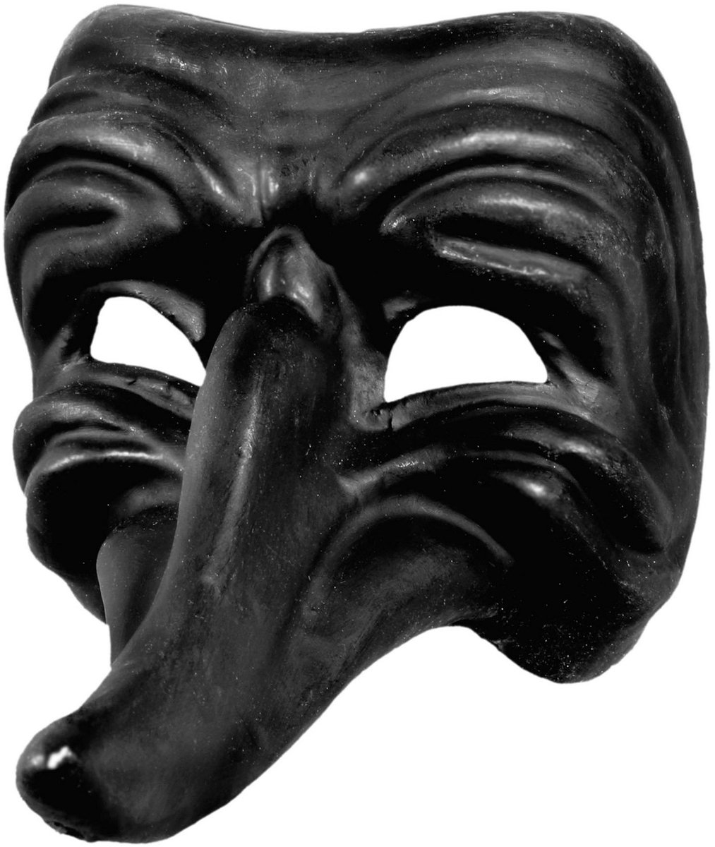 Batocchio Zwart - Venetiaanse Masker