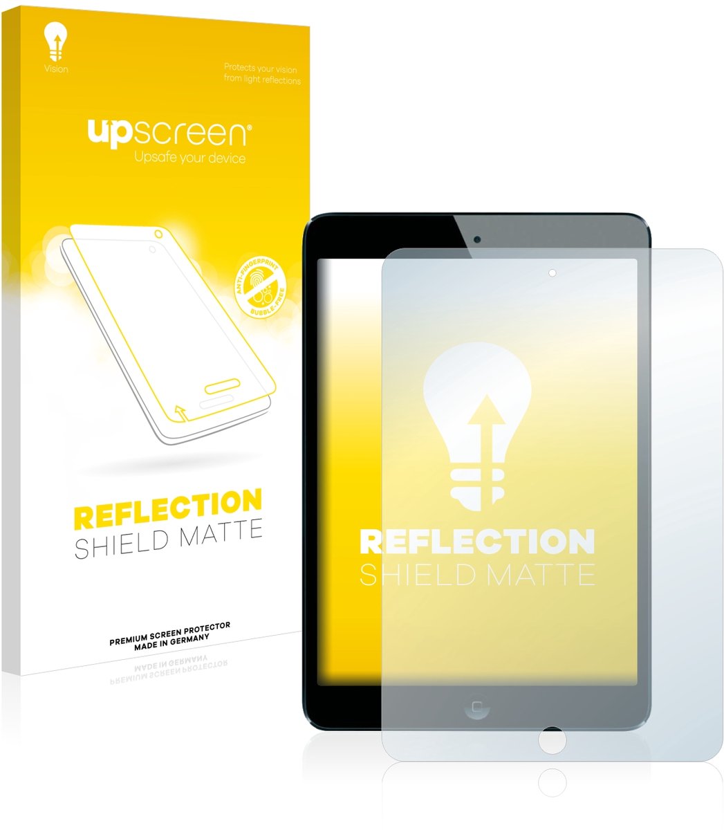 upscreen - Screenprotector voor Apple iPad Mini / Mini 2 - Folie Beschermfolie anti glare matte