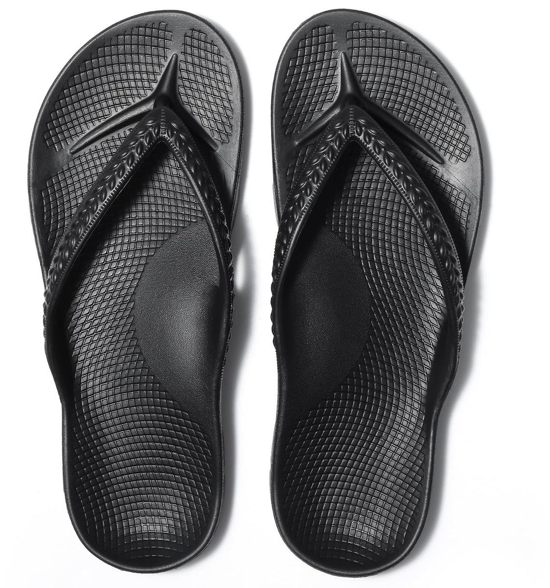 Homaxy - Ergonomic Flip-Flops - Dames Slippers - Anatomic Dames Slippers - Zwart