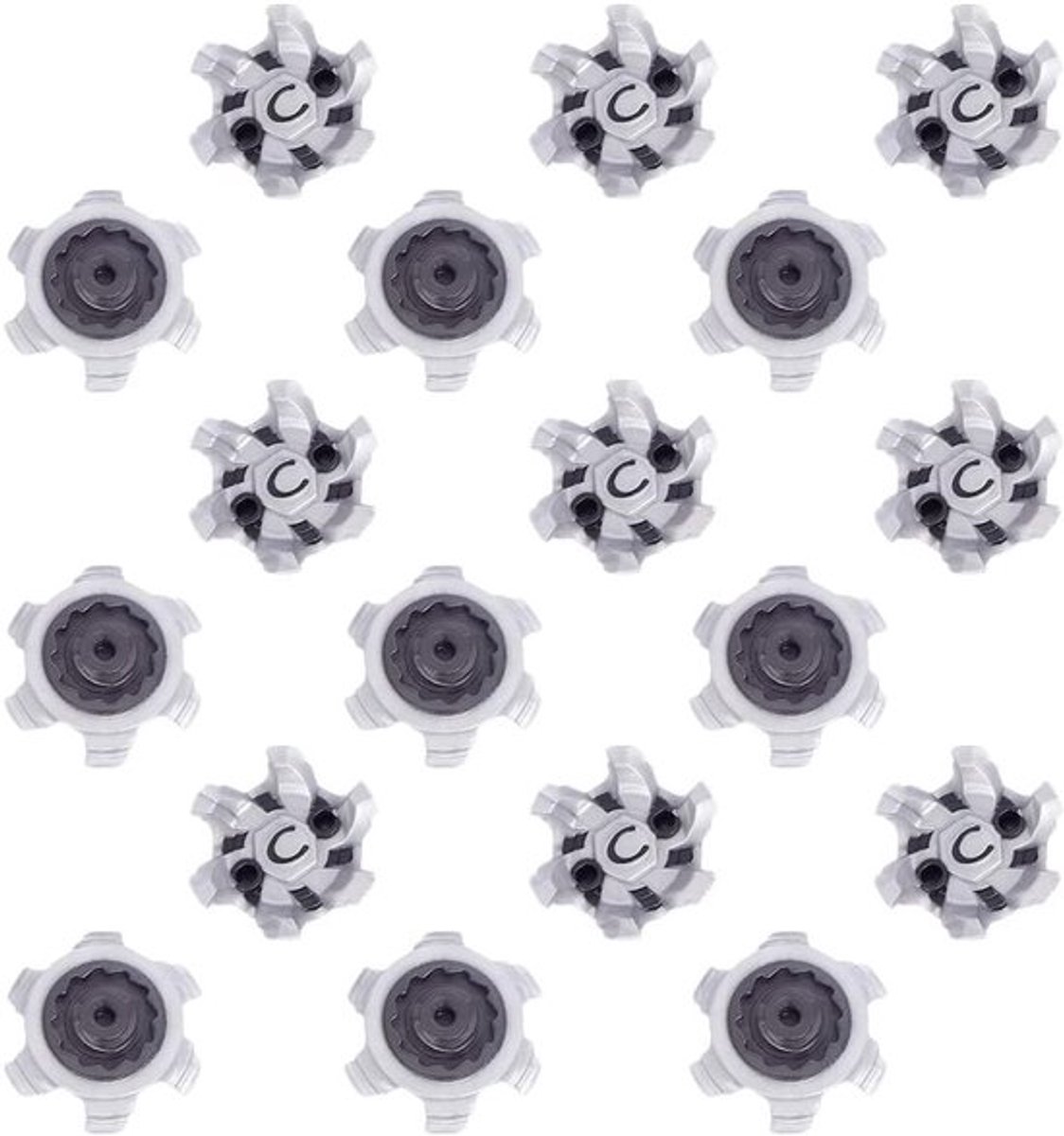 18 Stuks Golf Schoen Spikes voor Optimale Grip, Rubber Soft Reserve Studs, Ideaal voor Golfers en Sportieve Activiteiten