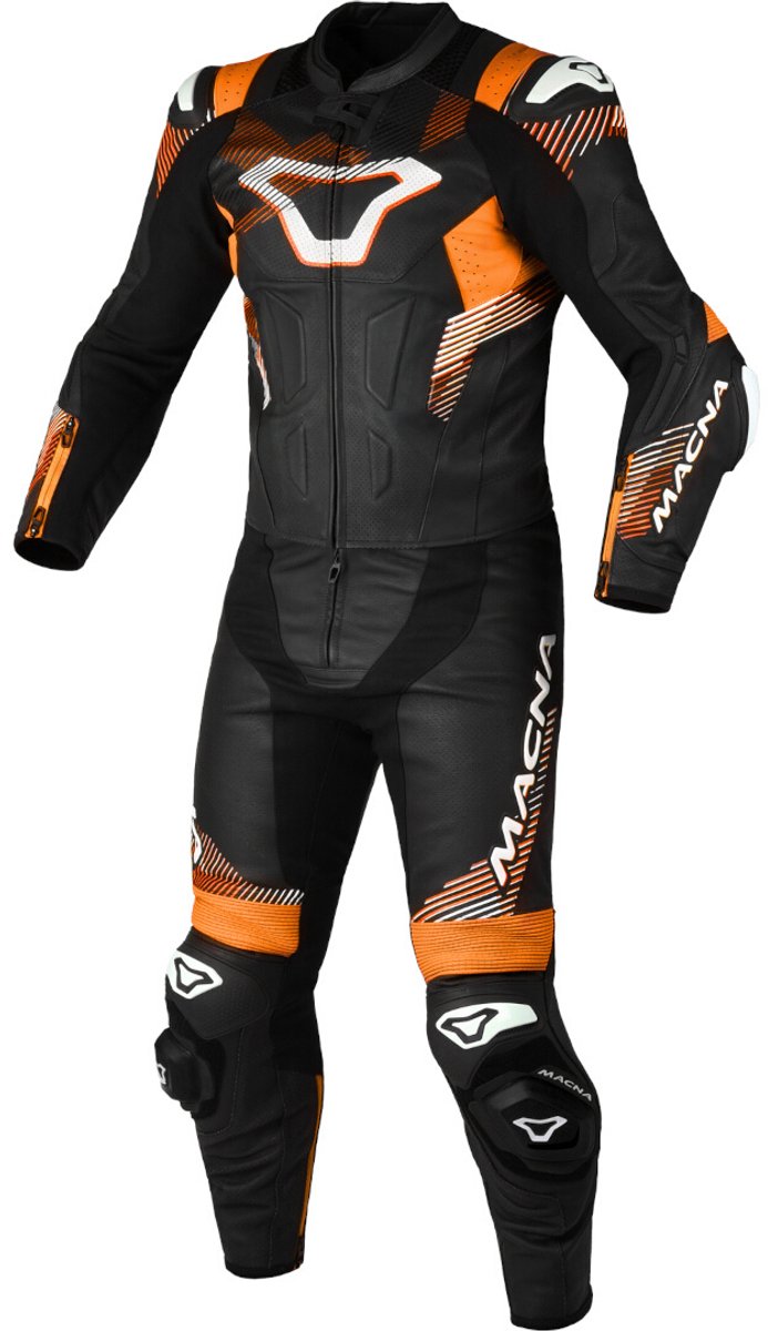 Macna Armadyl Geperforeerd tweedelig motorfiets lederen pak -