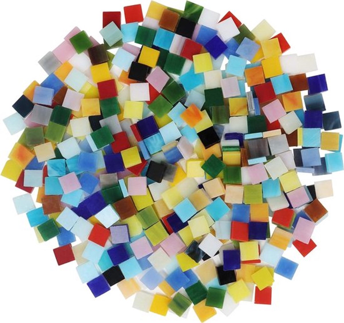 Mozaïektegels - Glas-in-Lood - Mix Kleuren - Vierkante Tegels - Huisdecoratie - Fotolijsten - Bloempotten - Spiegels - Doe-Het-Zelf - Kunst & Ambachten.