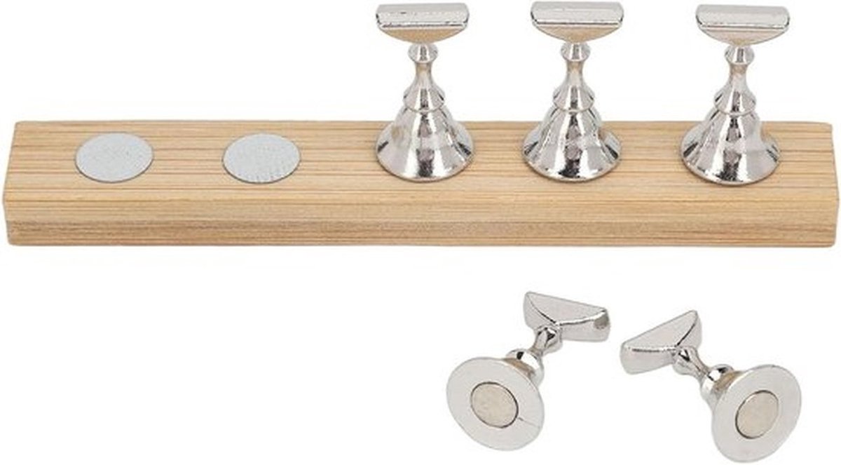Oefenstands voor Nageldesign, Magnetische Nagelhouder, Display Stands voor Manicure en DIY Nagelsalon Training