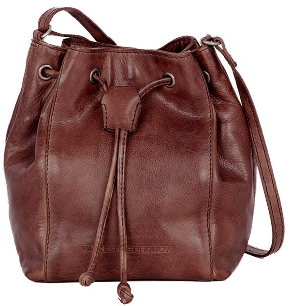Leren Crossbodytas - Nancy - Donkerbruin