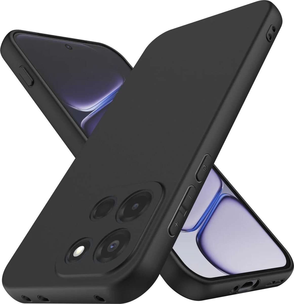 Zwart TPU Hoesje Geschikt voor OnePlus Nord 6 - Back Cover Case - Lichtgewicht - Ultra Dun - Flexibel - Zacht