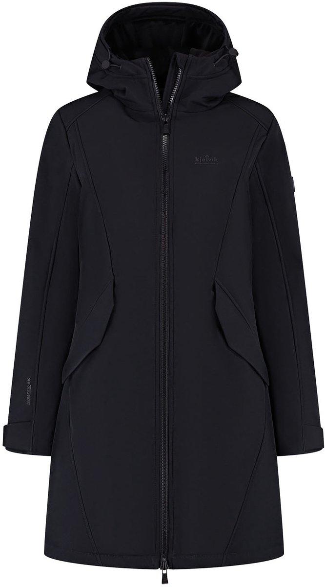 Kjelvik Sibelle Dames Outdoorjas - Zwart