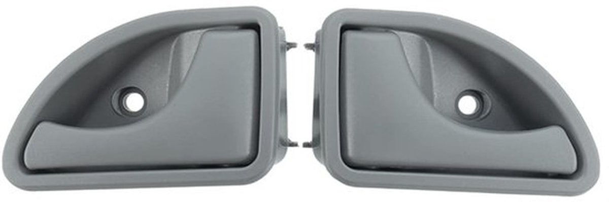 Deurgreep kunststof - Geschikt voor Re-nault Kangoo I/Twingo I - 11,5 cm - 1 paar - Grijs - Duurzaam - Deurgreep Binnen