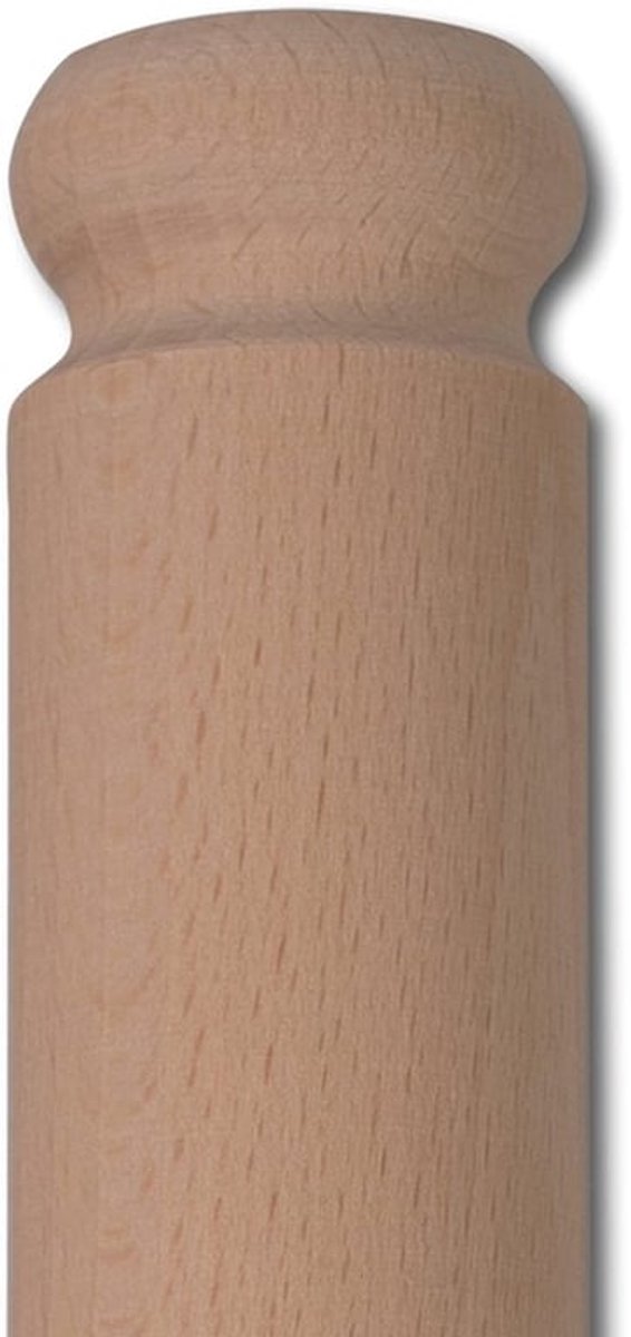 Deegroller Hout 35 cm - Handgemaakt - Antikleef - Duurzaam - Geschikt voor Koekjesdeeg/Pizzadeeg - Eenvoudig te Reinigen