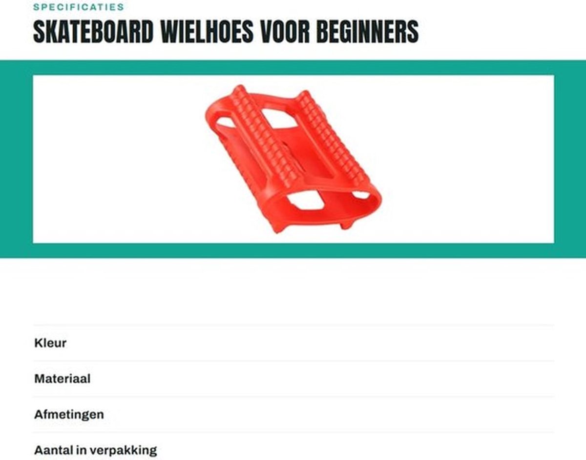 Wielhoes Verbeterde Balanscontrole - Skateboard Stabilisatie - Hulp voor Beginners - Eenvoudige Bevestiging - Essentieel voor Vaardigheidsontwikkeling - Skateboard Stabilisator