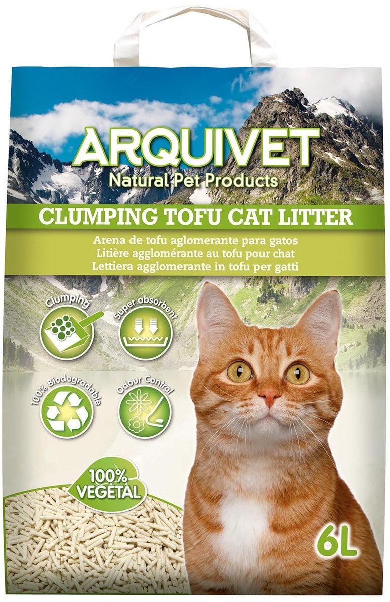 Solidchoice - Tofu Kattenbakvulling 6L Klonterend en Absorberend
