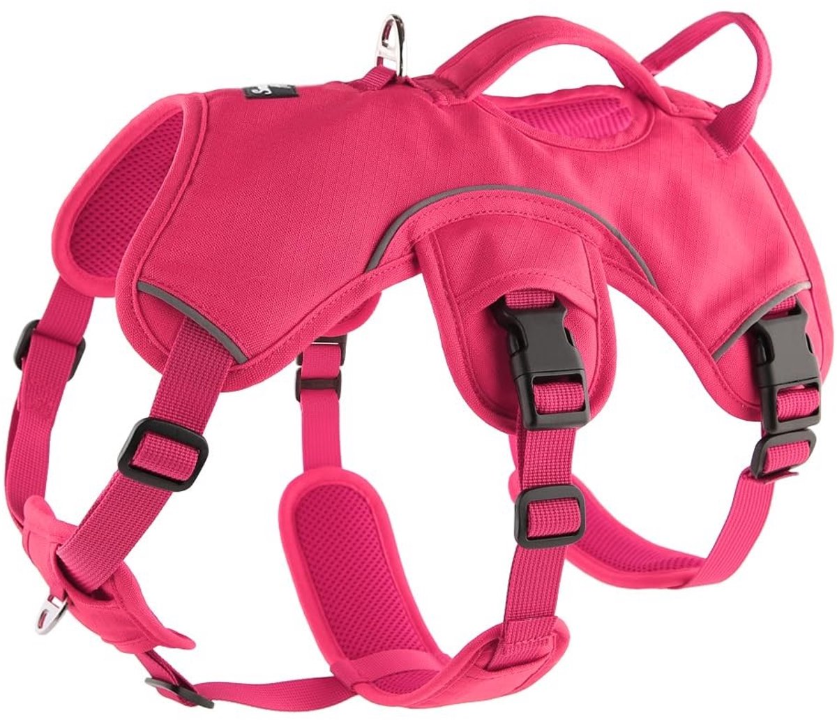 Solidchoice - Padded 3-Point Hondenharnas voor Greyhounds en Diepborstige Rassen