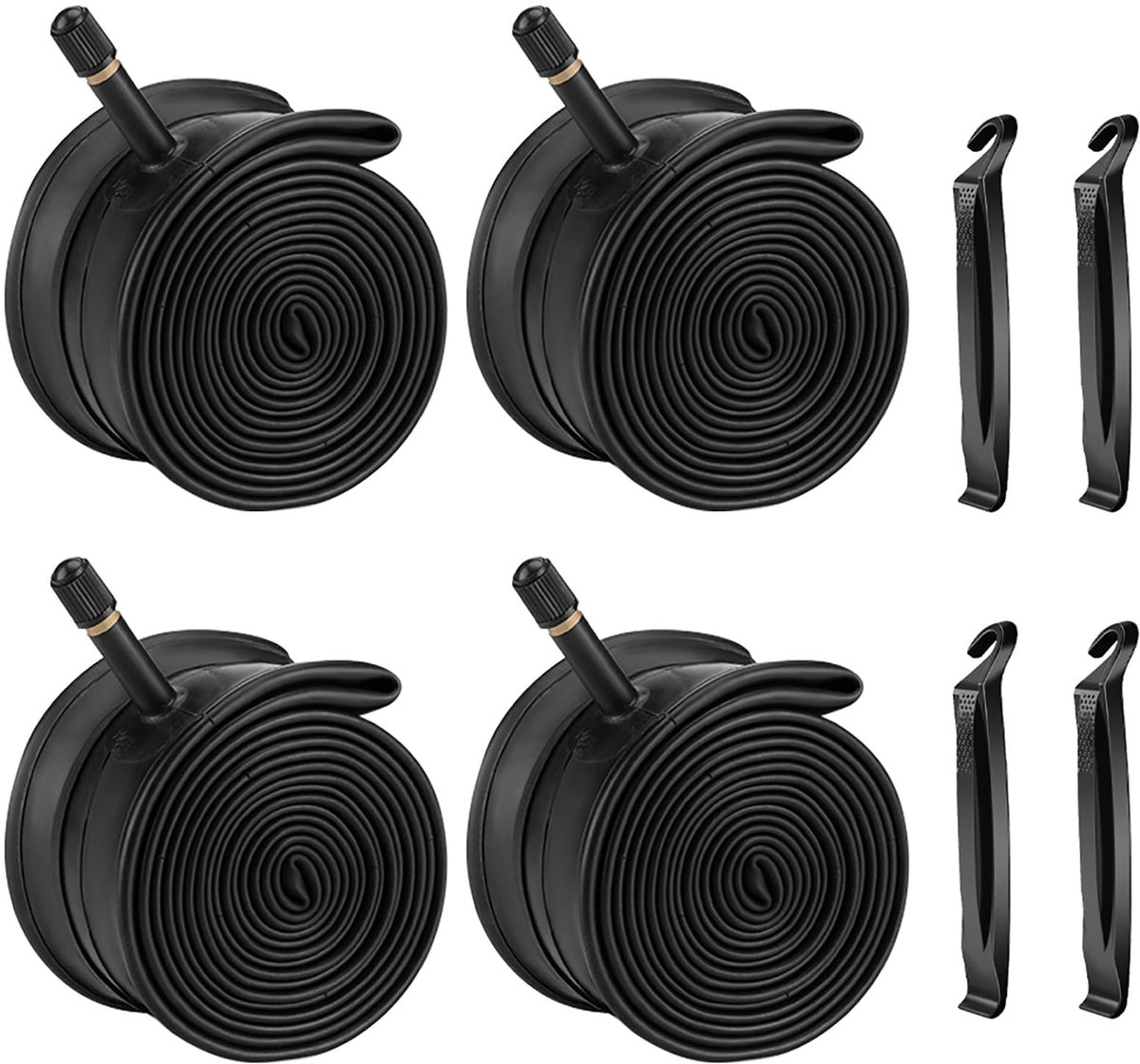 Solidchoice - Set van 4 Binnenbanden 26 Inch voor Mountainbikes