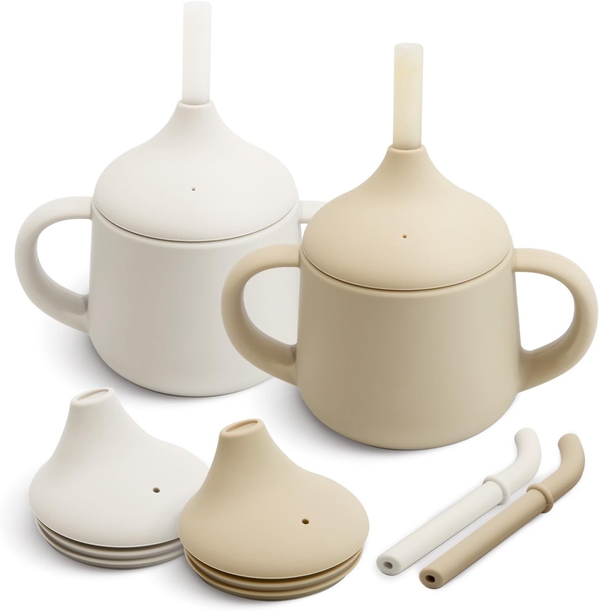 Solidchoice - Baby Drinkbeker met Handvat en Rietje 120ml