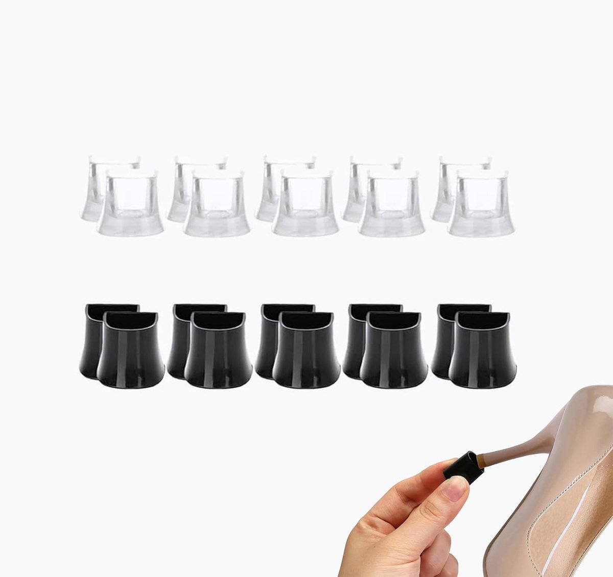 Solidchoice - Set van 10 Hakbeschermers voor Hoge Hakken