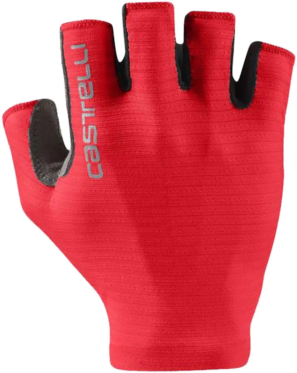Castelli Espresso Korte Handschoenen Rood S Vrouw