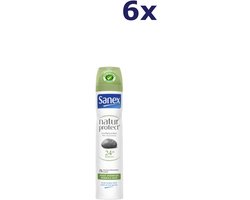 6x Sanex Deo spray - 200ml - natur protect - aluinsteen