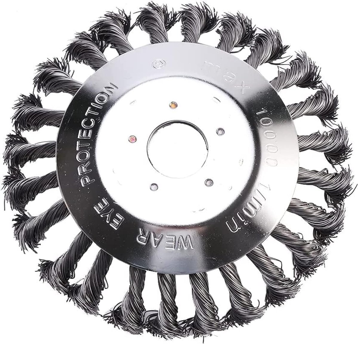 Draadborstel voor bosmaaier - 6 inch - Staaldraad - Voor Grastrimmers
