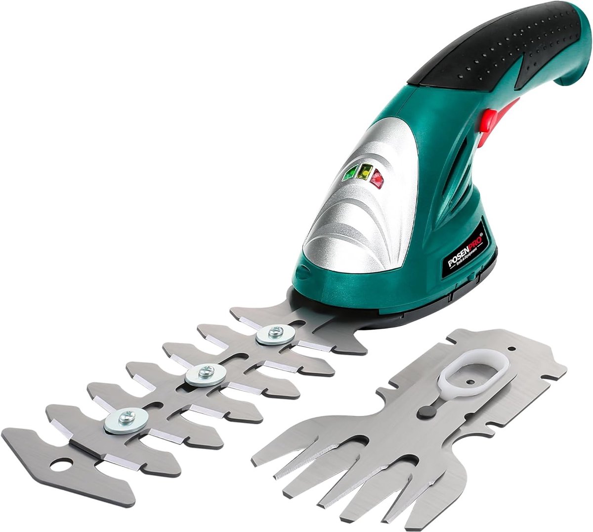 Accu Gras- en Struikschaar - Groen - 7,2 V - 2-in-1 Elektrisch Snoeigereedschap - Voor Tuinliefhebbers