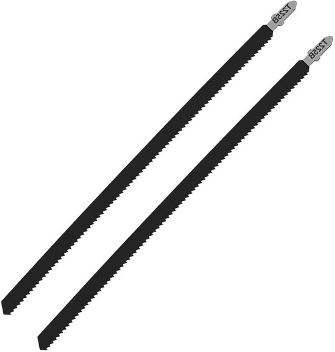 Decoupeerzaagbladen - 2 stuks 250mm - T225B - Hout - Metabo - Makita - High Carbon Staal - Geschikt voor alle modellen - Zilver - Krachtig en duurzaam.
