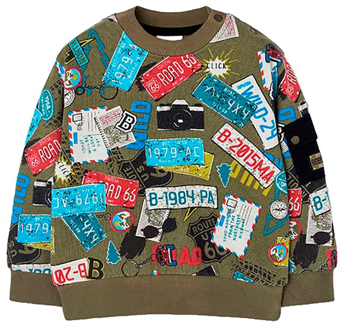Boboli 544058 Sweatshirt Groen 8 Years Jongen