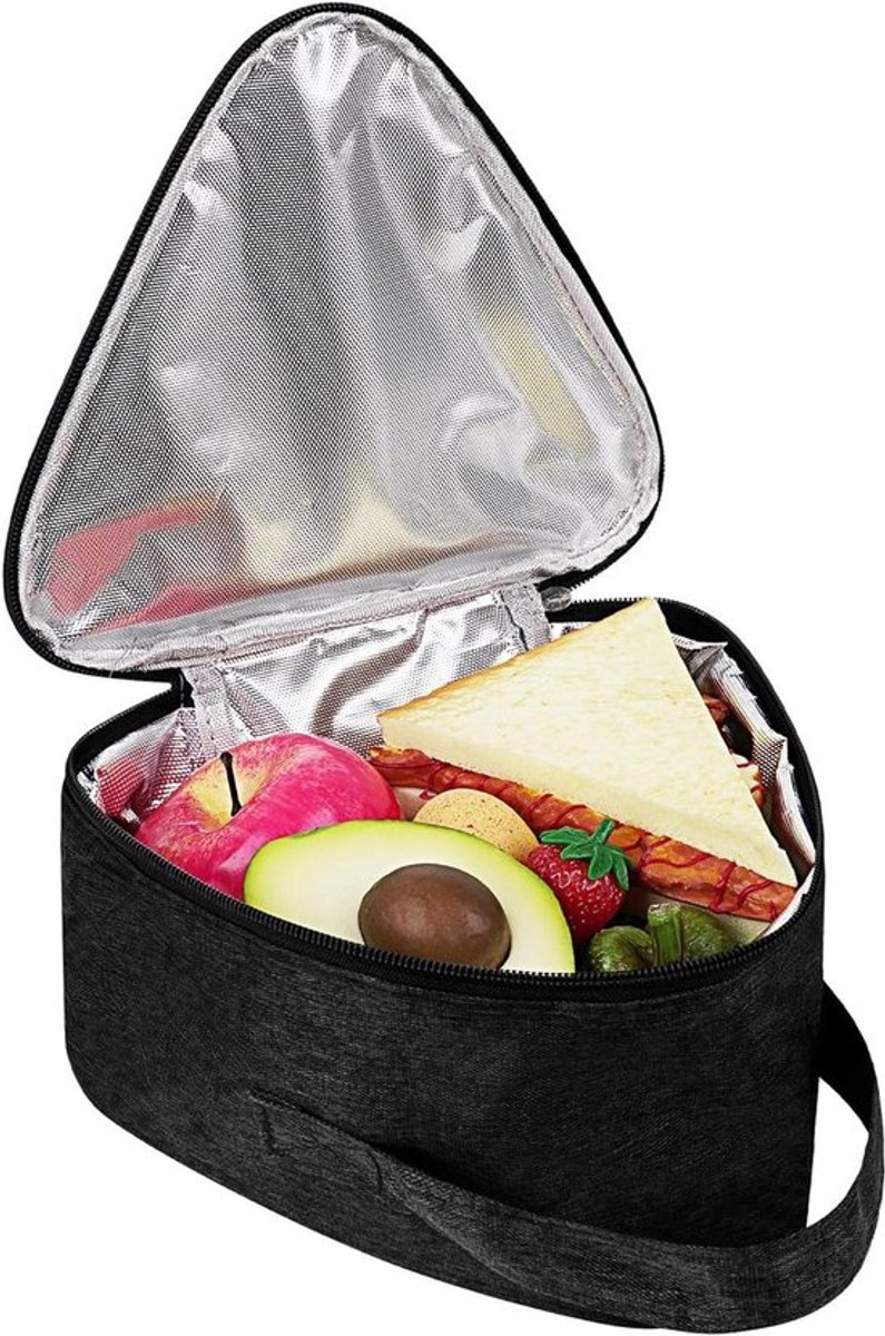 - Thermisch geïsoleerde koeltas voor fruit - Picknick Camping Accessoires - Zwart - Lekvrij Draagbaar - Voedselopslag - Grote Capaciteit - Geschikt voor Alle Merken