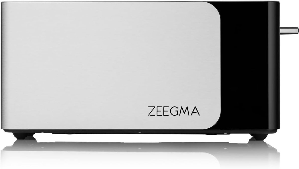 Broodrooster - TOSTEE CHEF EASY - 4 Sleuven - Met LED-display en Touchbediening - Voor Gezinnen