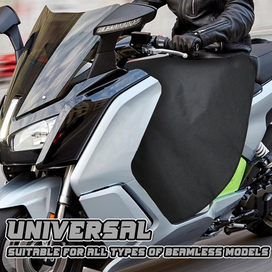 Voetenzak Scooter - Beendeken Motor - Bescherming tegen kou - Waterdicht Oxford-weefsel - Universeel - Grijs — afbeelding 2