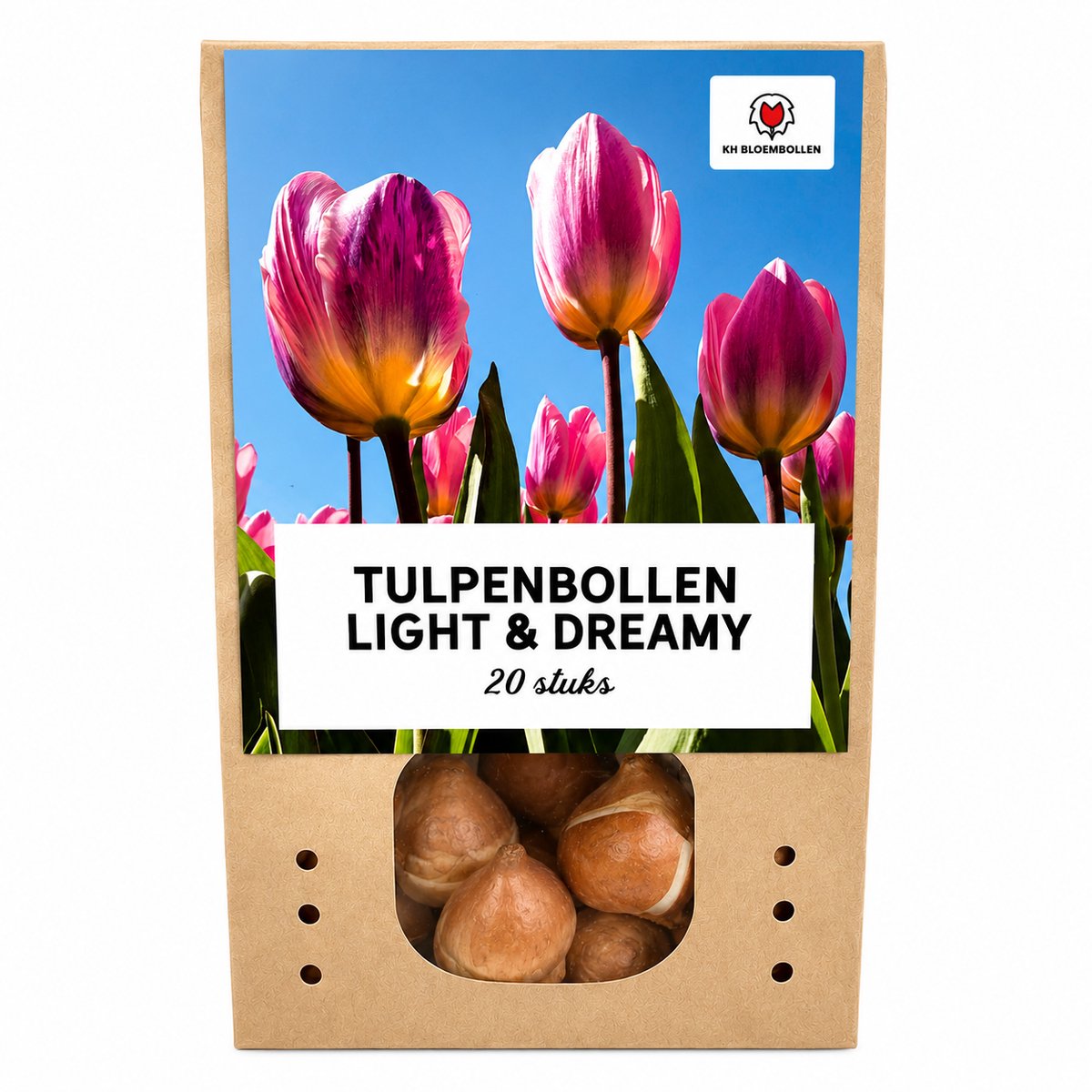 Tulpenbollen Light and Dreamy - 20 Stuks - Pastelkleuren - Maat 11/12