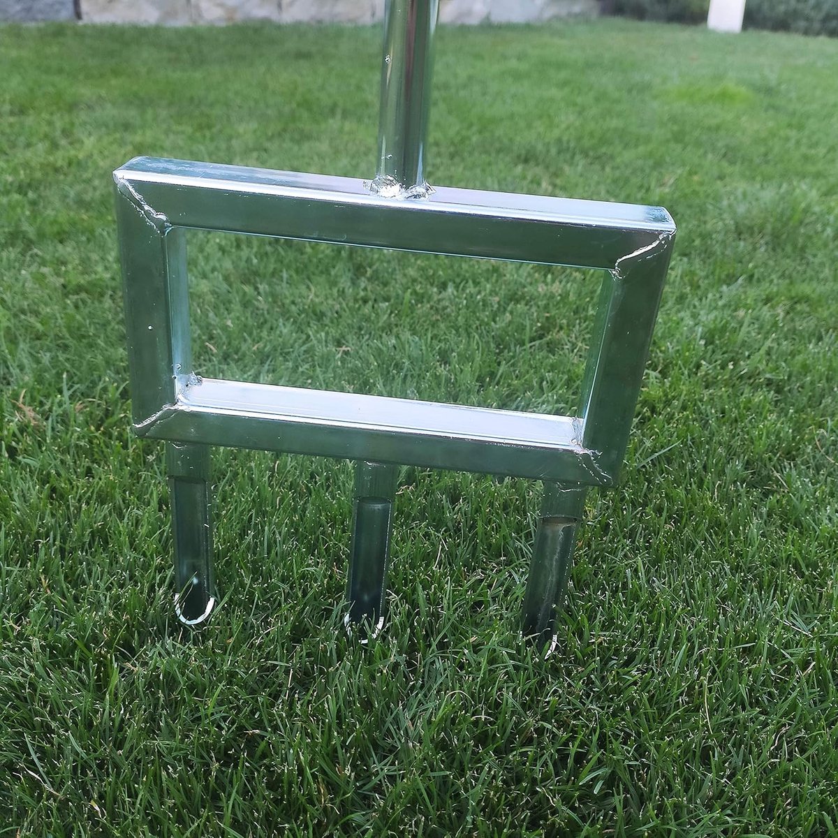 Tuin Vork - Luchtgaten Maker - Bodem Verbeteren - Stevige Constructie - 107 cm - Grijs