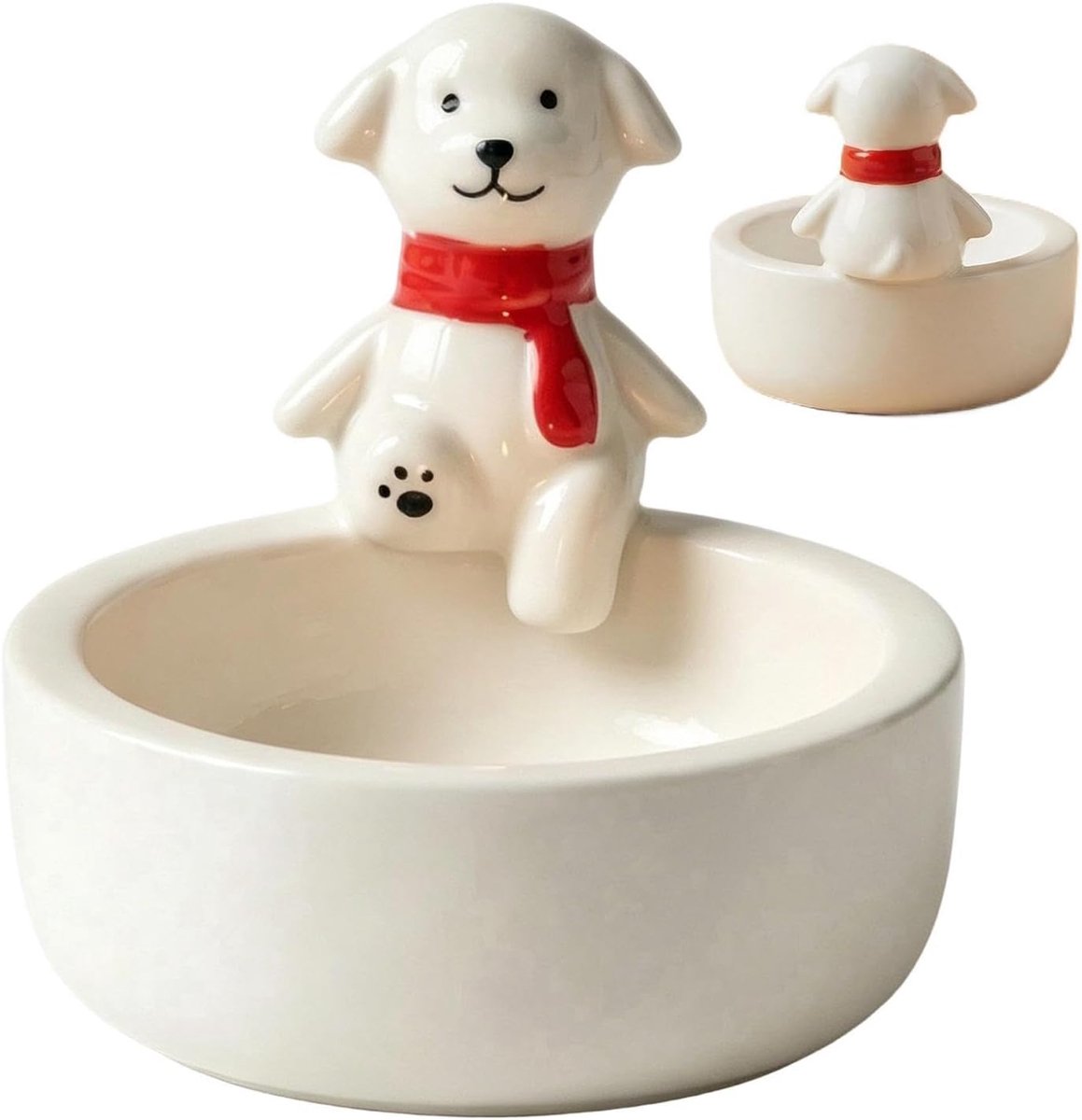 Decoratieve Kandelaar - Kaarsenhouder Bootvorm - Sfeerverlichting Creëren - Charmant Puppy Ontwerp - 10x10x10 cm - Uniek